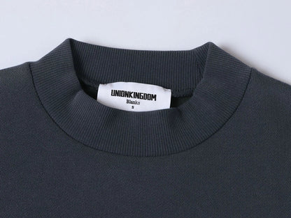 630 GSM BOXY CROPPED FIT 'STONE COAL' CREWNECK