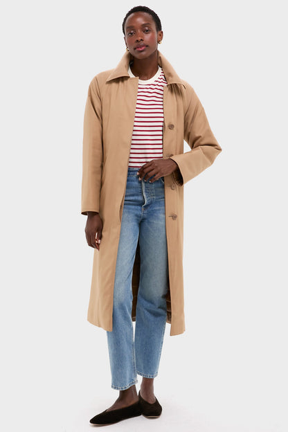 Cammello Fluid Wool and Nylon Ultralight Belted Reversible Trench
