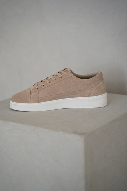 Capo Oxford Suede Trainer - Stone