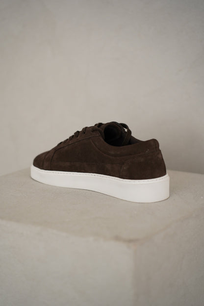 Capo Oxford Suede Trainer - Brown