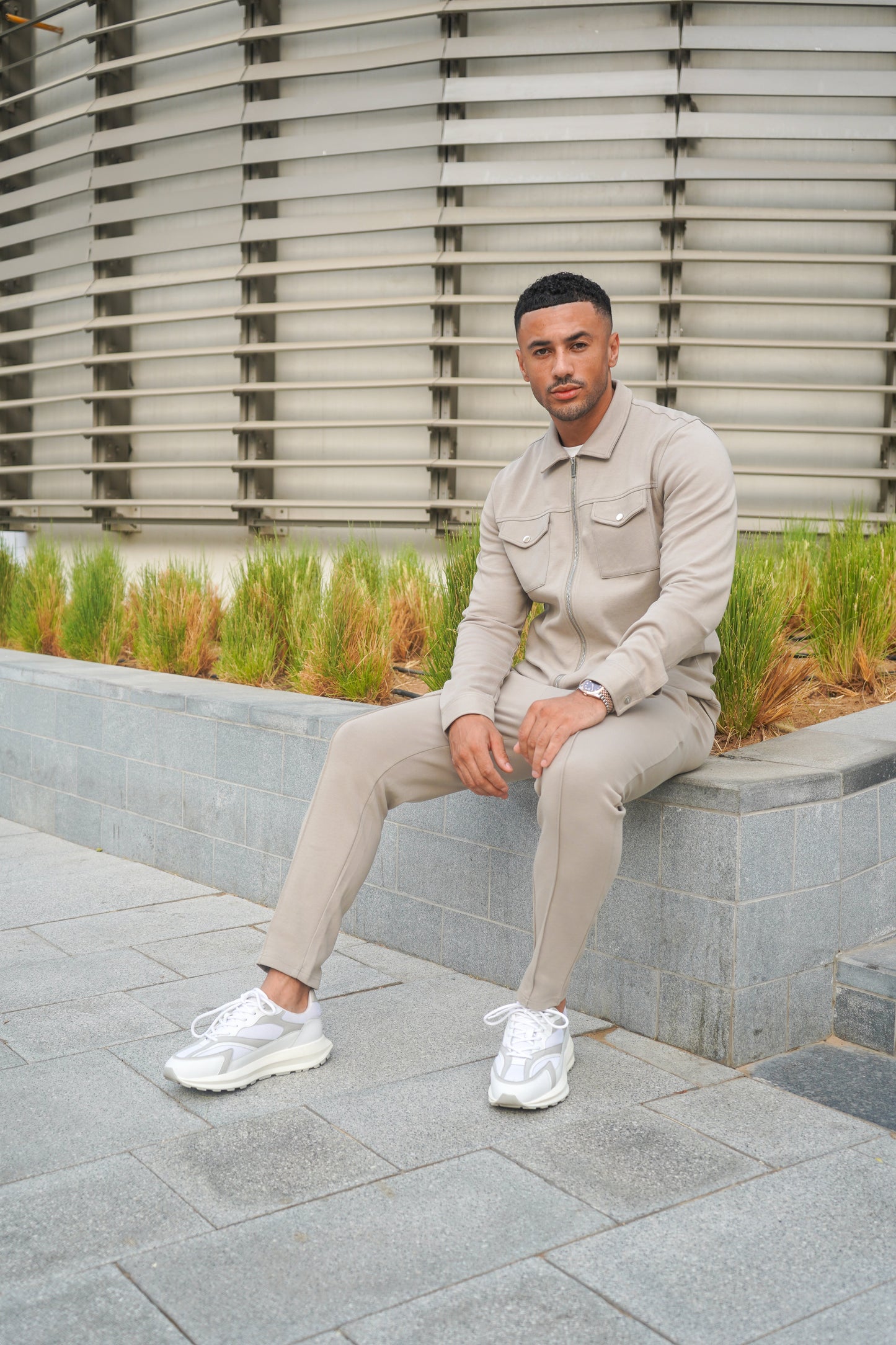 Capo Interlock Pant - Oatmeal