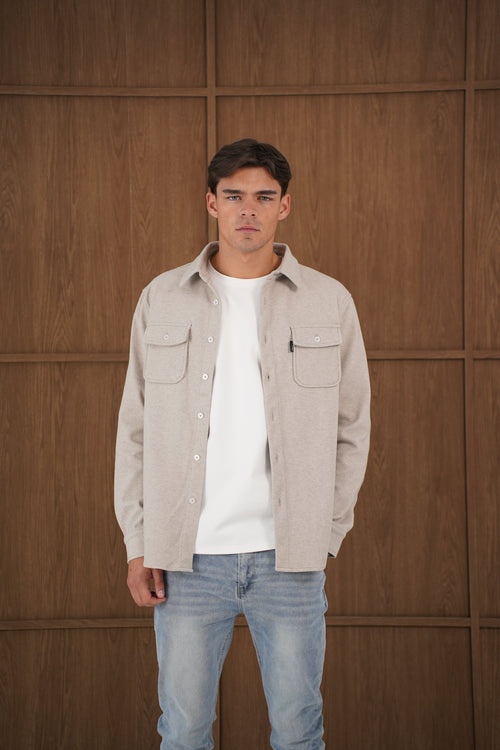 Capo Elliot Overshirt - Beige