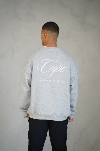 Capo International Sweater - Grey Marl