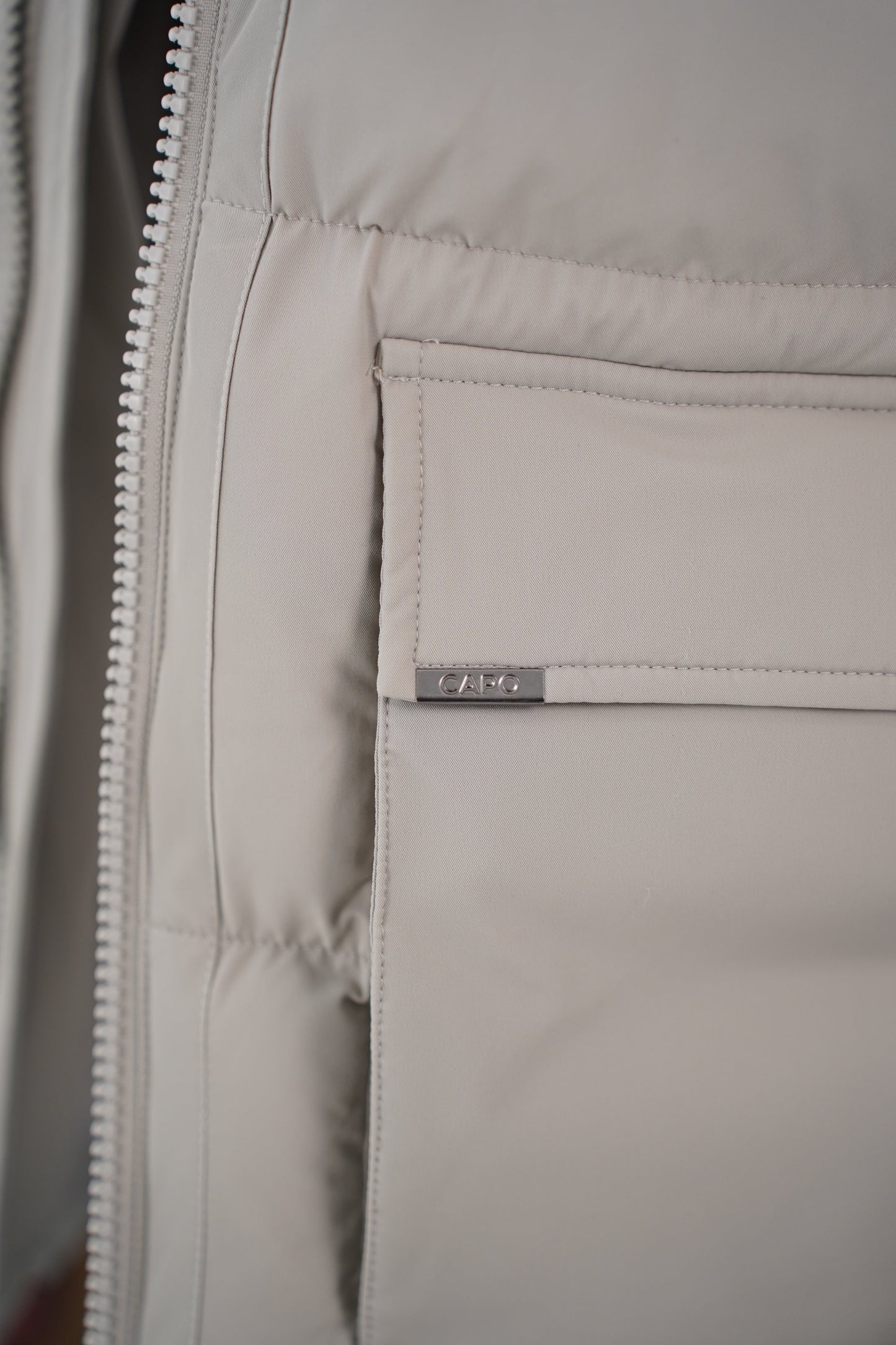 Capo Puffer Coat - Stone