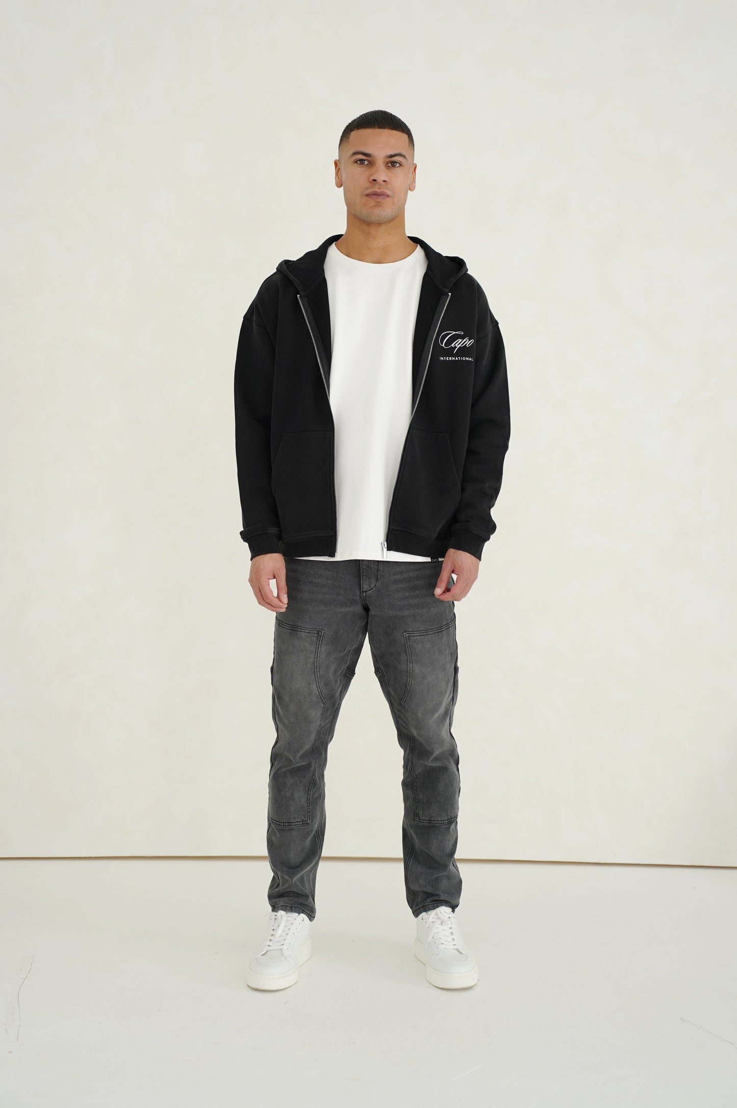 Capo International Full Zip Hoodie - Black