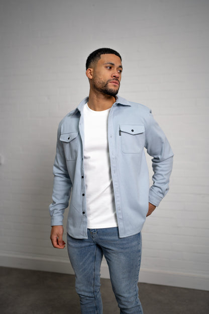 Capo OVERSHIRT Houndstooth - Baby Blue