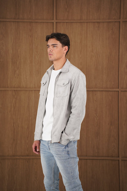Capo SUEDE Jacket - Grey