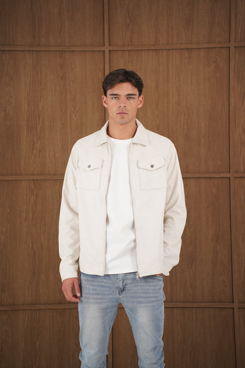 Capo SUEDE Jacket - Stone