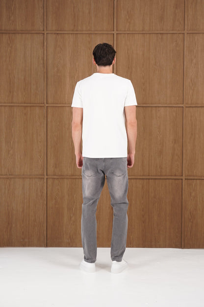 Capo Slim Fit Denim Jeans - Grey Wash