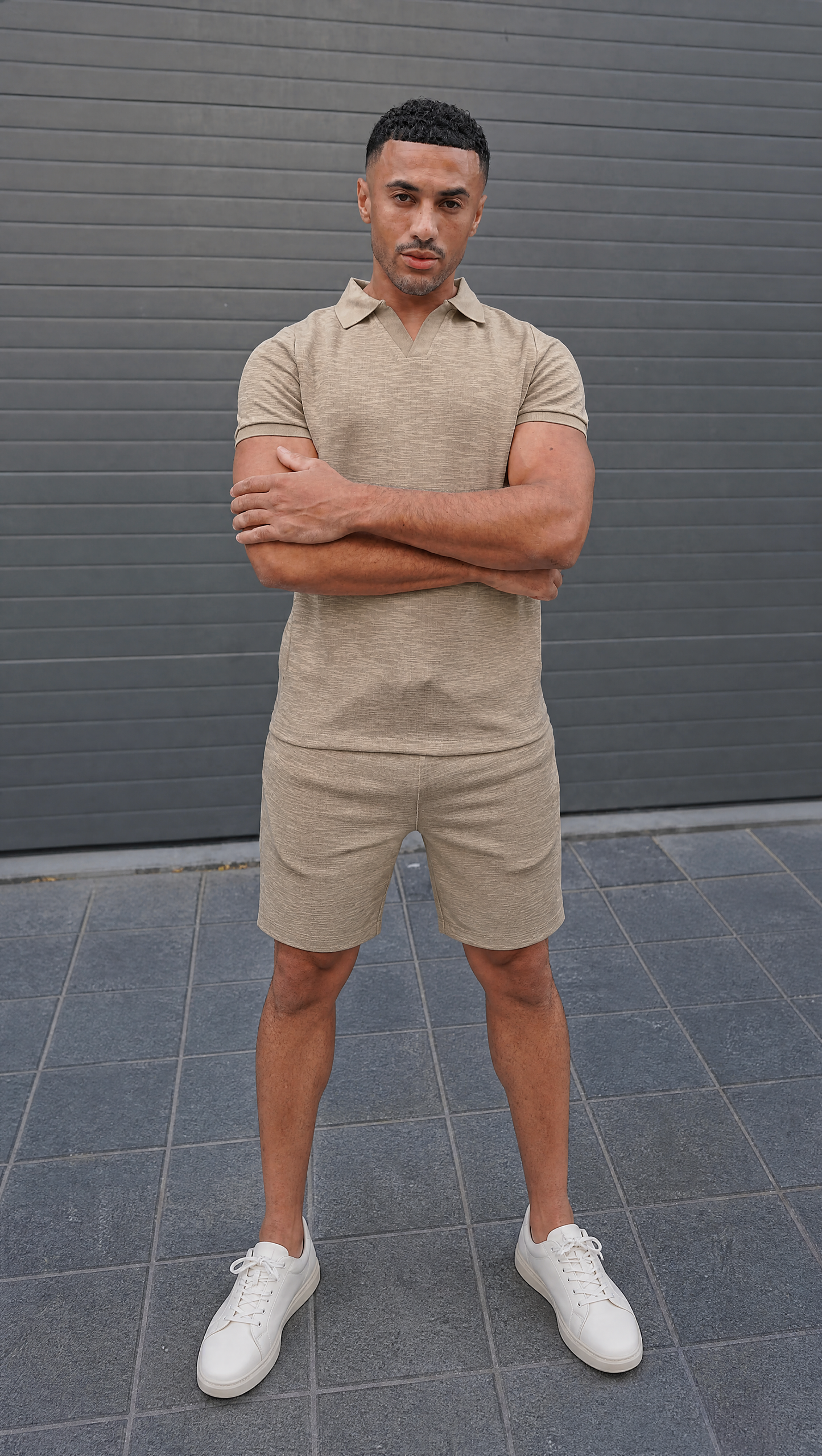 Capo Jersey Slub Shorts - Olive