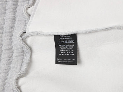 630 GSM LOOSE FIT 'FLOWER GRAY' PANTS