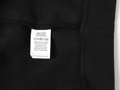 520 GSM BOXY CROPPED FIT 'BLACK' ZIP-UP HOODIE