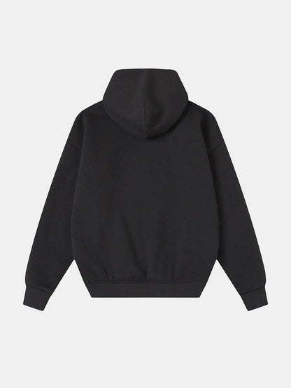 520 GSM BOXY CROPPED FIT 'DARK GRAY' HOODIE