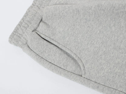 520 GSM COZY BAGGY 'FLOWER GRAY' JOGGER
