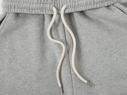 520 GSM COZY BAGGY 'FLOWER GRAY' JOGGER