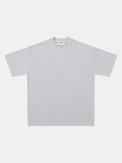 320 GSM LOOSE FIT 'FLOWER GRAY' T-SHIRT