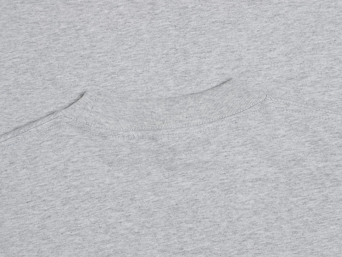 280 GSM LOOSE FIT 'FLOWER GRAY' T-SHIRT