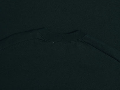 240 GSM BOXY CROPPED FIT 'DEEP GREEN' T-SHIRT