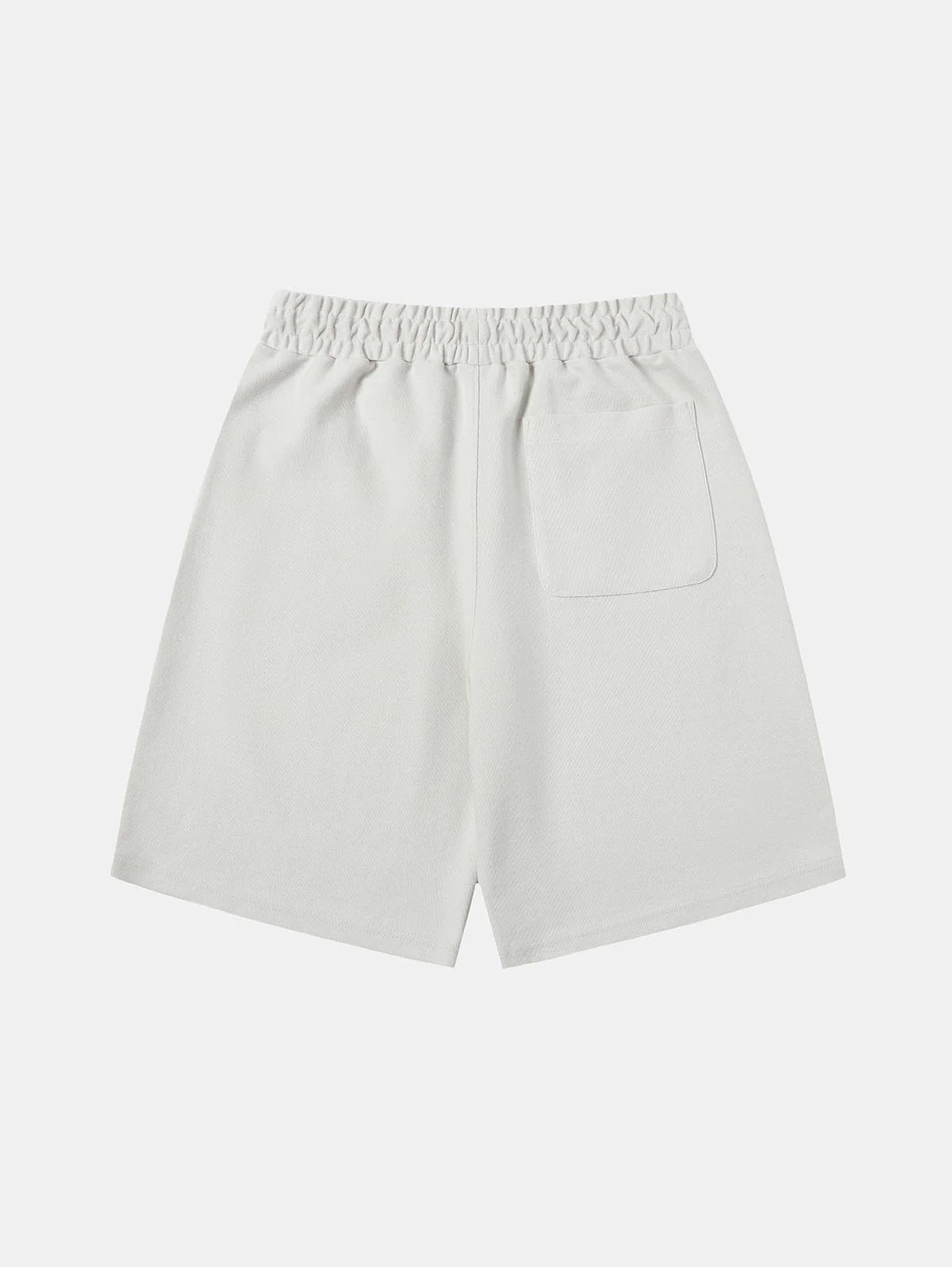 420 GSM MID-LENGTH LOOSE FIT 'OFF WHITE' SHORTS