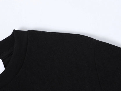 350 GSM NORMAL FIT 'BLACK' T-SHIRT