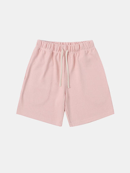 400 GSM COARSE NEEDLE 'LIGHT PINK' SHORTS