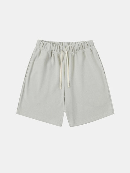 400 GSM COARSE NEEDLE 'OFF-WHITE' SHORTS