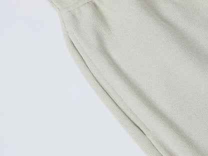 400 GSM COARSE NEEDLE 'OFF-WHITE' SHORTS