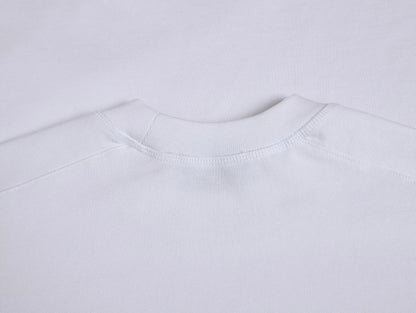 400 GSM BOXY CROPPED FIT 'WHTIE' T-SHIRT
