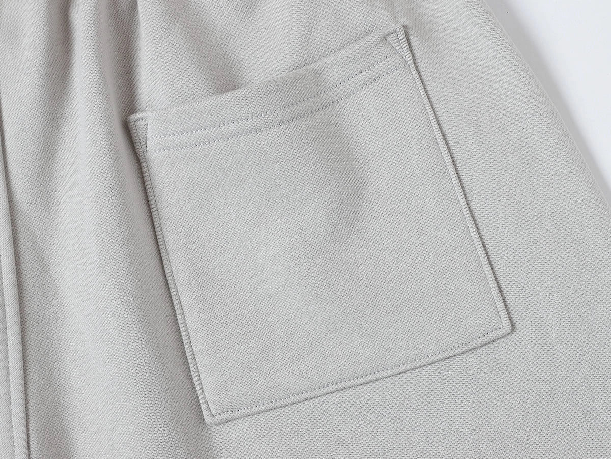360 GSM CLOUD FEELING 'SILVER GRAY' SHORTS