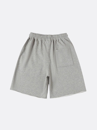 360 GSM CLOUD FEELING 'FLOWER GRAY' SHORTS
