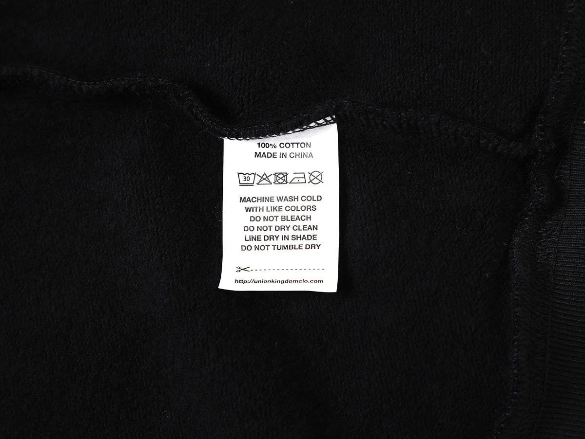 480 GSM FLEECE CROPPED FIT 'BLACK' ZIP-UP HOODIE