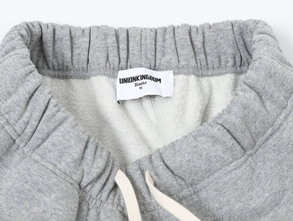 420 GSM STRAIGHT 'FLOWER GRAY' SWEATPANTS