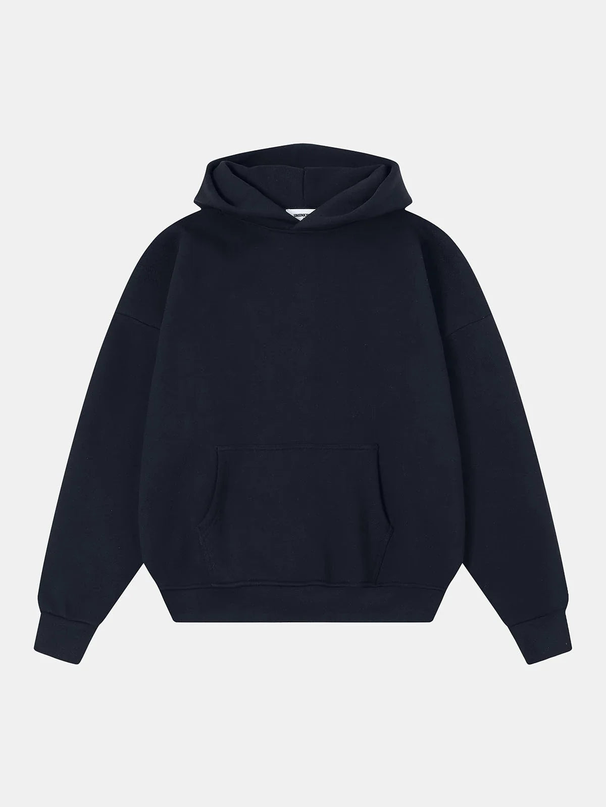 520 GSM BOXY CROPPED FIT 'NAVY BLUE' HOODIE