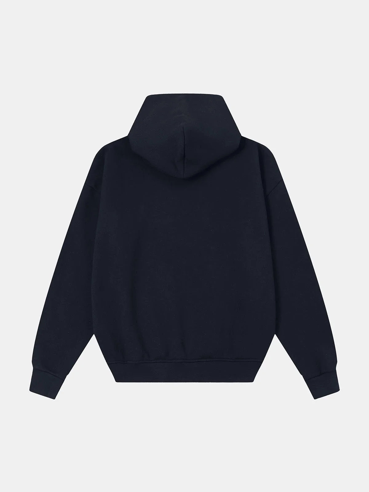 520 GSM BOXY CROPPED FIT 'NAVY BLUE' HOODIE