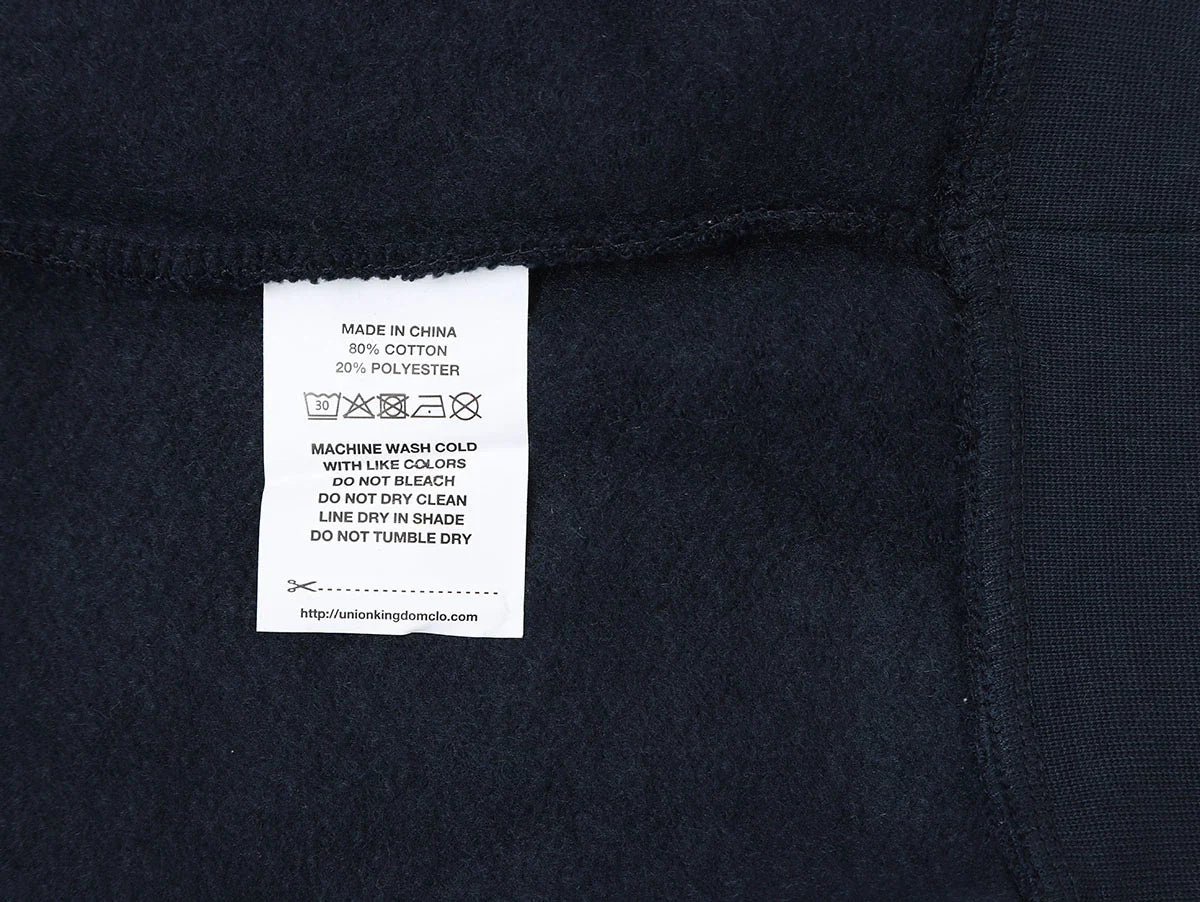 520 GSM BOXY CROPPED FIT 'NAVY BLUE' HOODIE