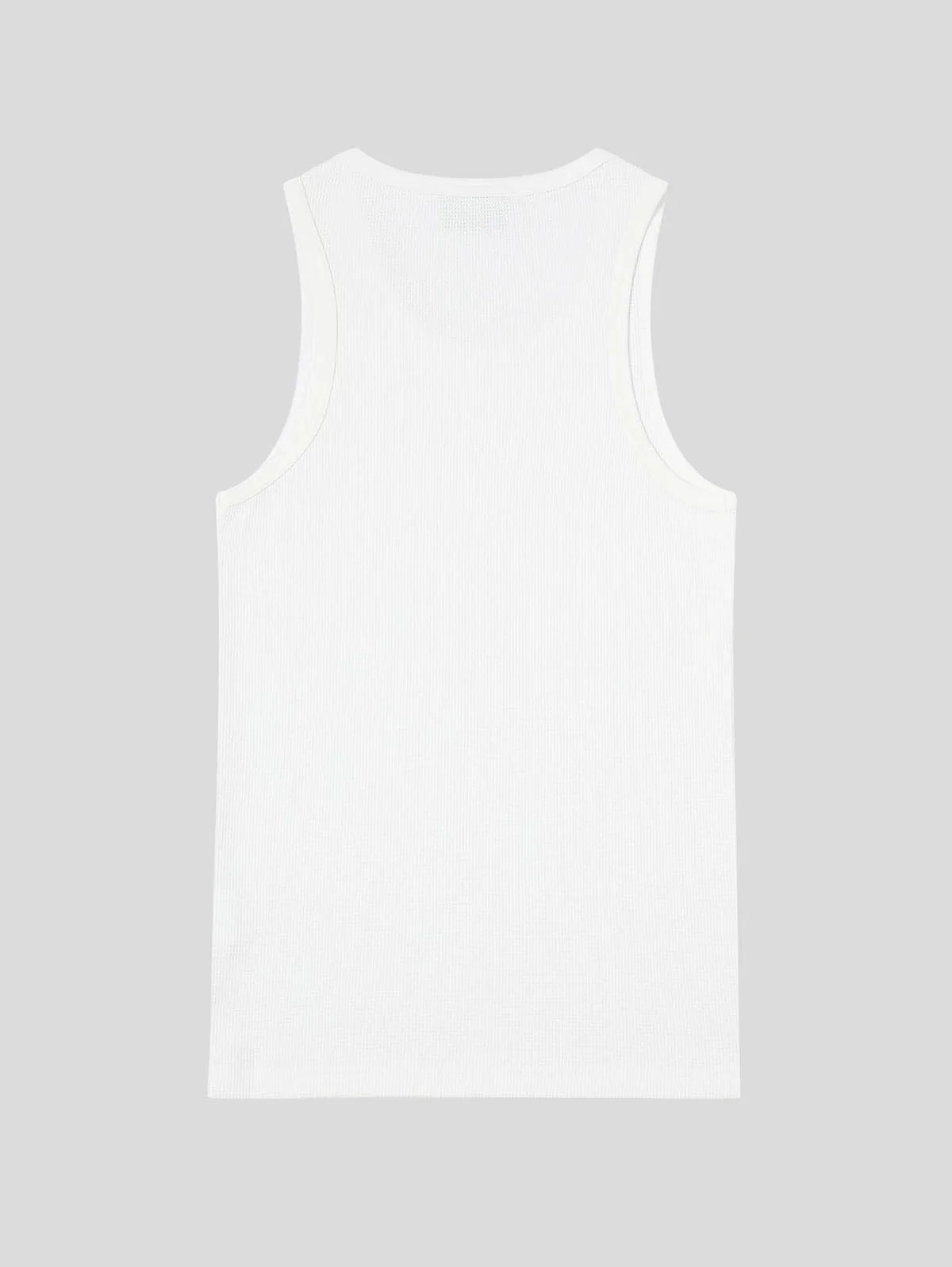 380 GSM WAFFLE WEAVE 'WHITE' TANK