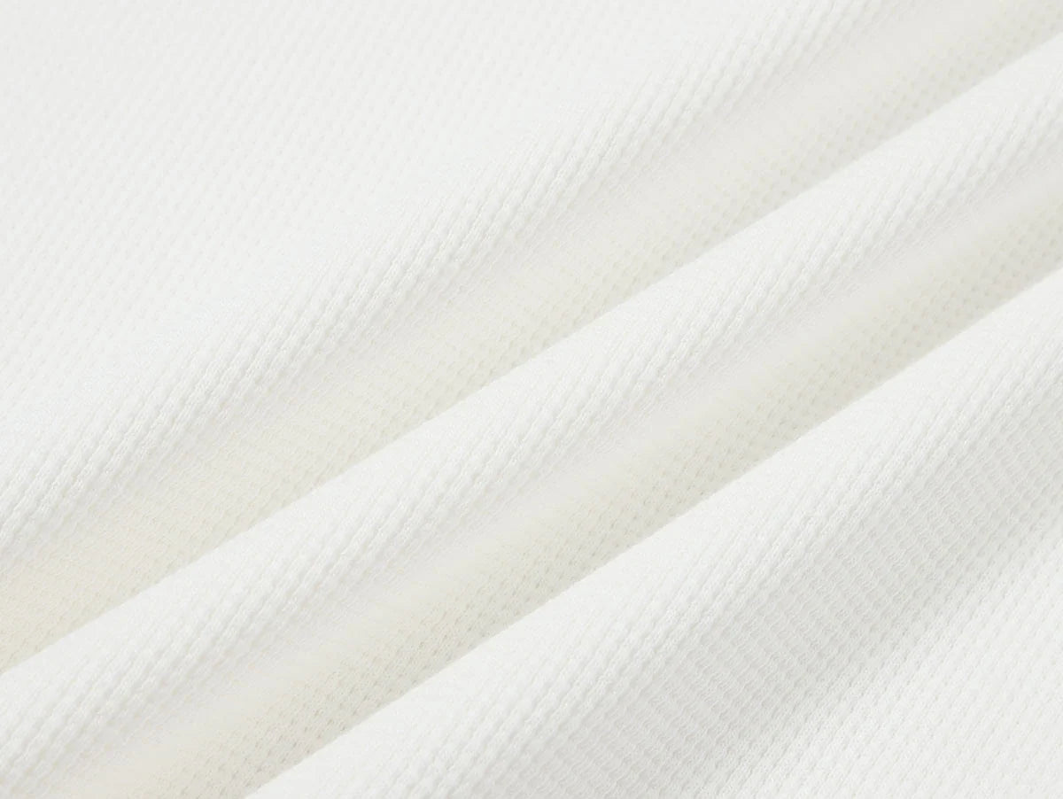 380 GSM WAFFLE WEAVE 'WHITE' TANK