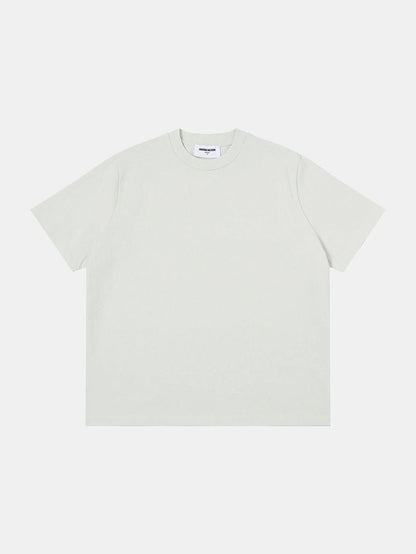 320 GSM BOXY CROPPED 'WASHED OFF WHITE' T-SHIRT