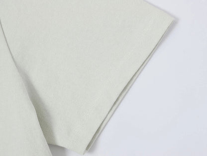 320 GSM BOXY CROPPED 'WASHED OFF WHITE' T-SHIRT