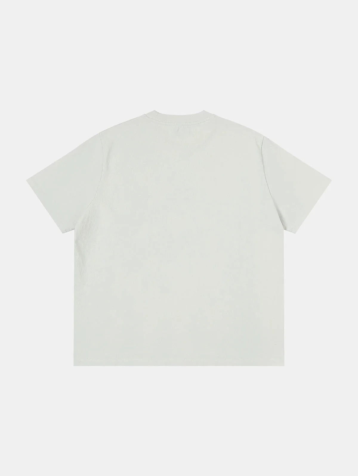 320 GSM BOXY CROPPED 'WASHED OFF WHITE' T-SHIRT