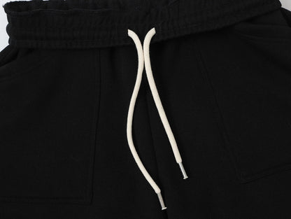 520 GSM COZEY BAGGY 'BLACK' SHORTS