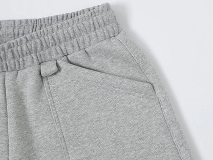 520 GSM COZEY BAGGY 'FLOWER GRAY' SHORTS