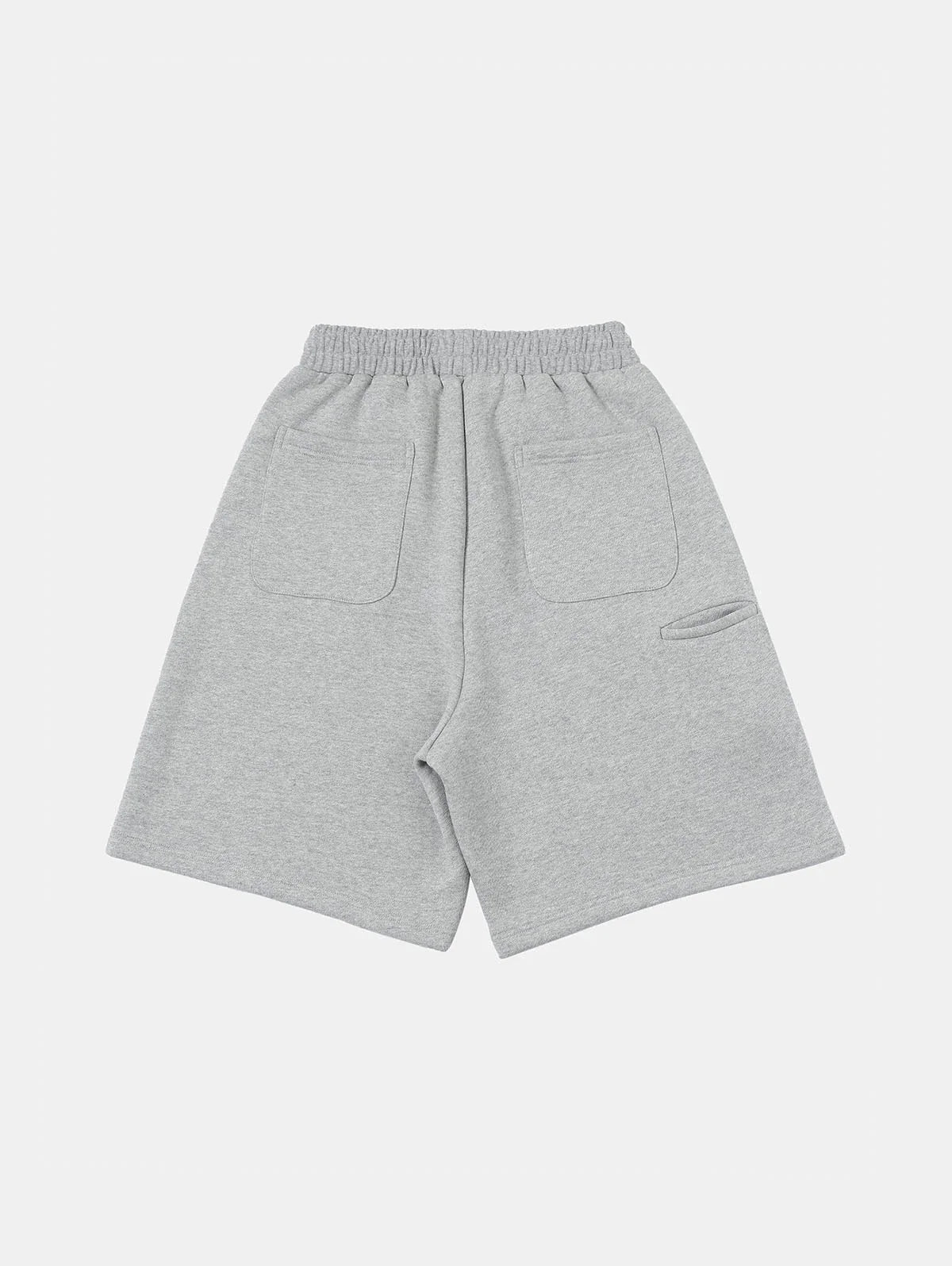 520 GSM COZEY BAGGY 'FLOWER GRAY' SHORTS