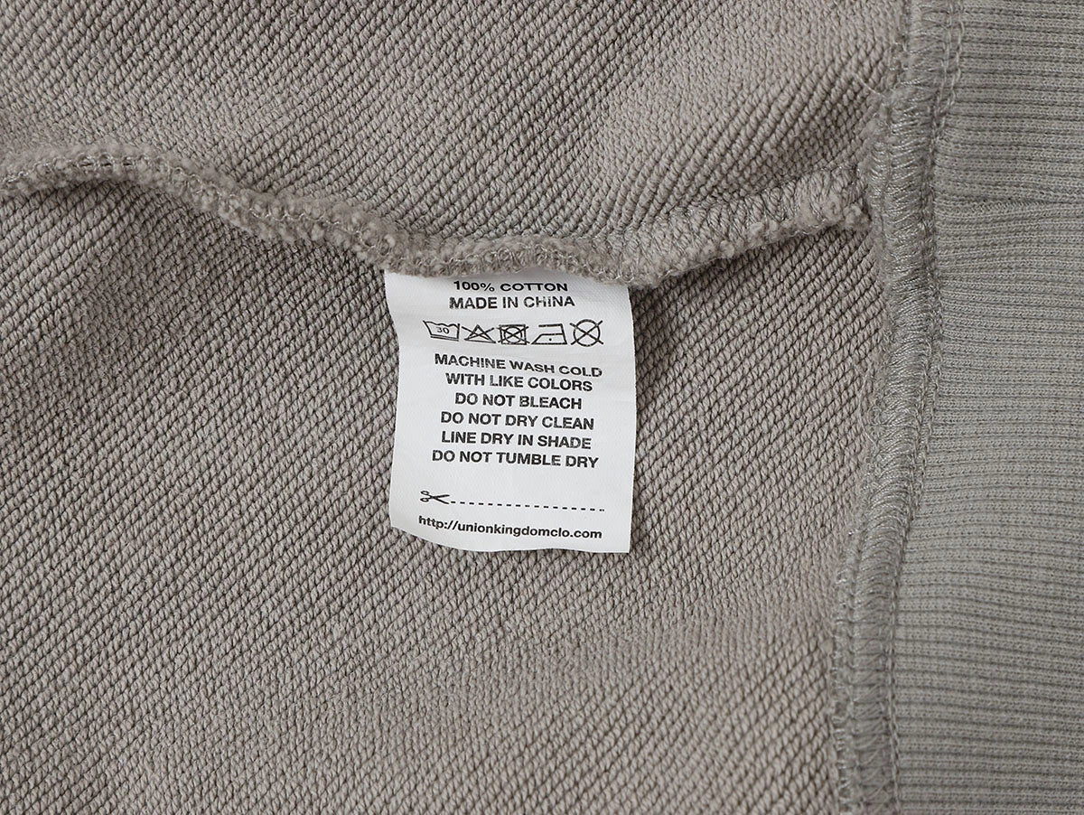 480 GSM TERRY LOOSE FIT 'SMOKE' HOODIE