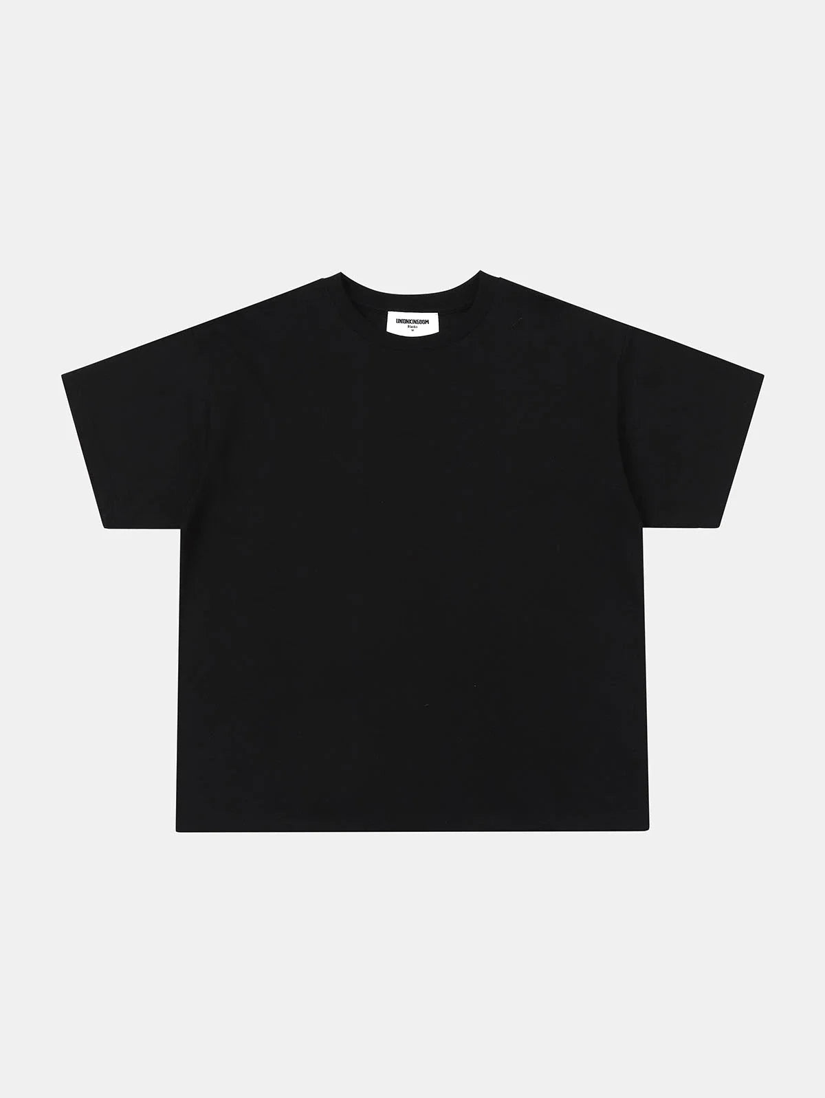 200 GSM RELAXED BOXY FIT 'BLACK' T-SHIRT