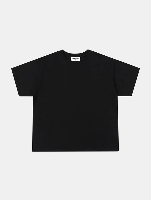 200 GSM RELAXED BOXY FIT 'BLACK' T-SHIRT