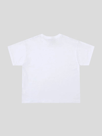 200 GSM RELAXED BOXY FIT 'WHITE' T-SHIRT