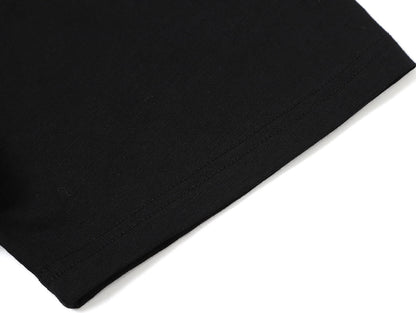 200 GSM REGULAR FIT 'BLACK' T-SHIRT