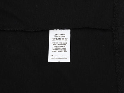 200 GSM REGULAR FIT 'BLACK' T-SHIRT