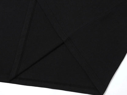 150 GSM RELAXED BOXY FIT 'BLACK' T-SHIRT